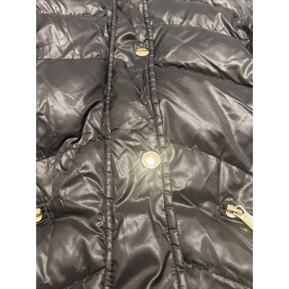 Women's Michael Kors Black Puffer Winter Coat Size Small‎ Knee Length NO HOOD - Picture 8 of 16